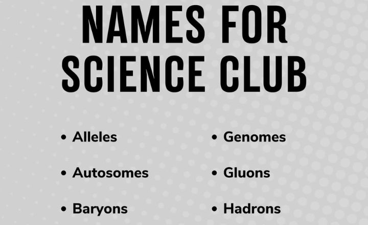 Clever Names for Science Clubs